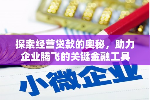 韩城探索经营贷款的奥秘，助力企业腾飞的关键金融工具