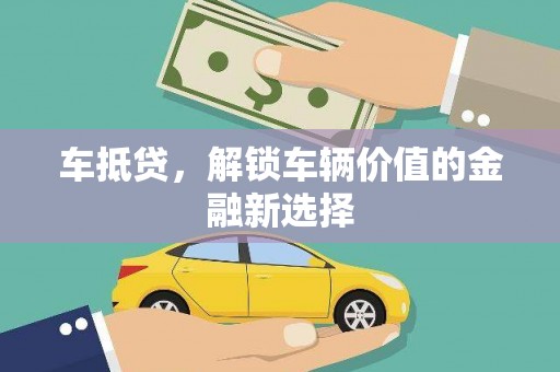 岳塘车抵贷，解锁车辆价值的金融新选择