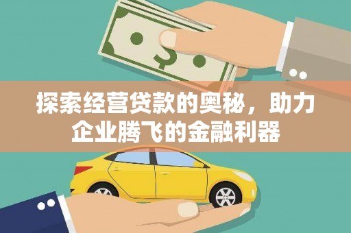 雅安探索经营贷款的奥秘，助力企业腾飞的金融利器