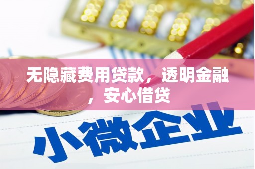 汾西无隐藏费用贷款，透明金融，安心借贷