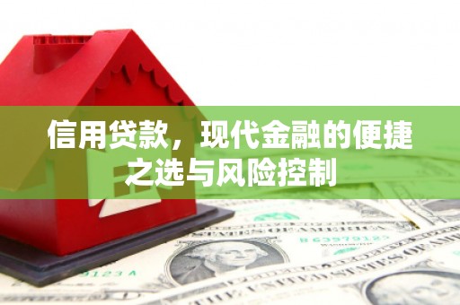 鹿草信用贷款，现代金融的便捷之选与风险控制