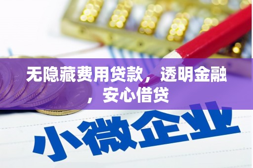 孟村无隐藏费用贷款，透明金融，安心借贷