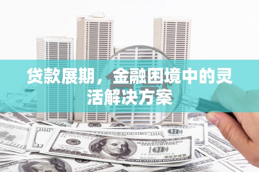 横沥贷款展期，金融困境中的灵活解决方案