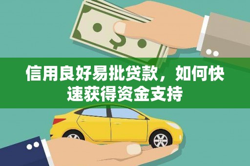 罗山信用良好易批贷款，如何快速获得资金支持