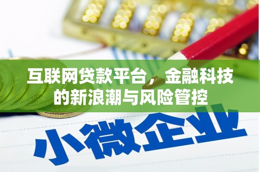 明溪互联网贷款平台，金融科技的新浪潮与风险管控