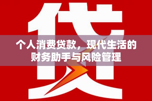 酉阳个人消费贷款，现代生活的财务助手与风险管理